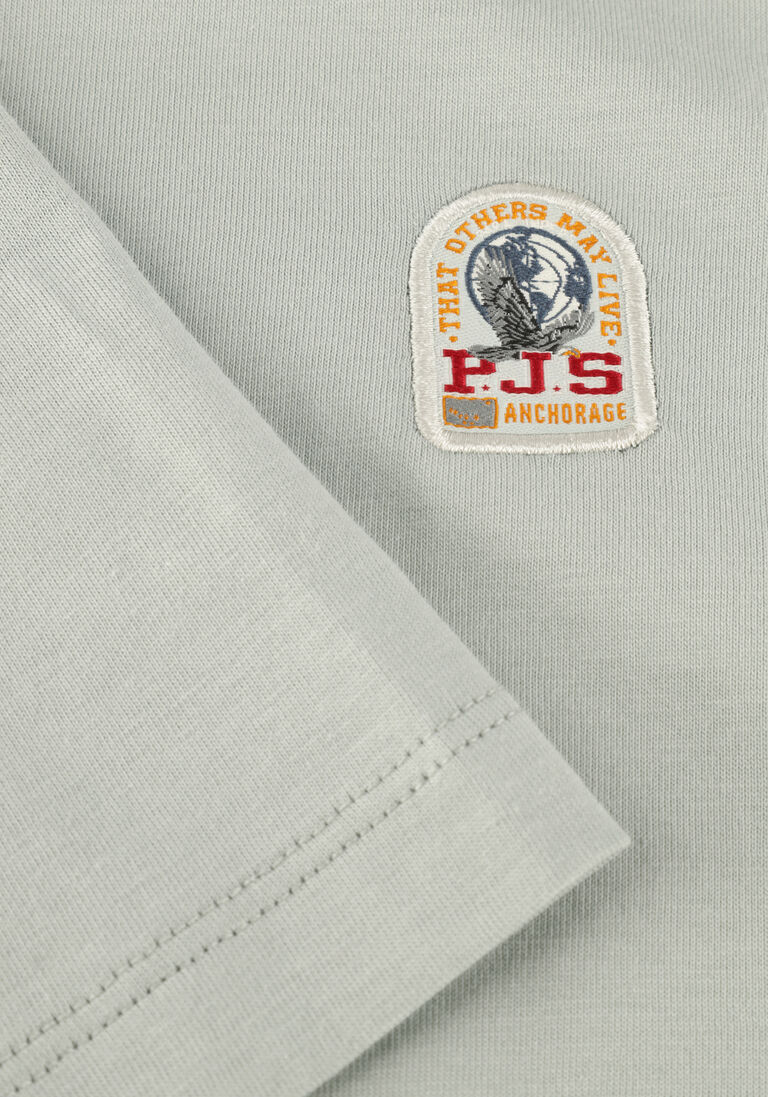 grijze parajumpers t-shirt patch tee