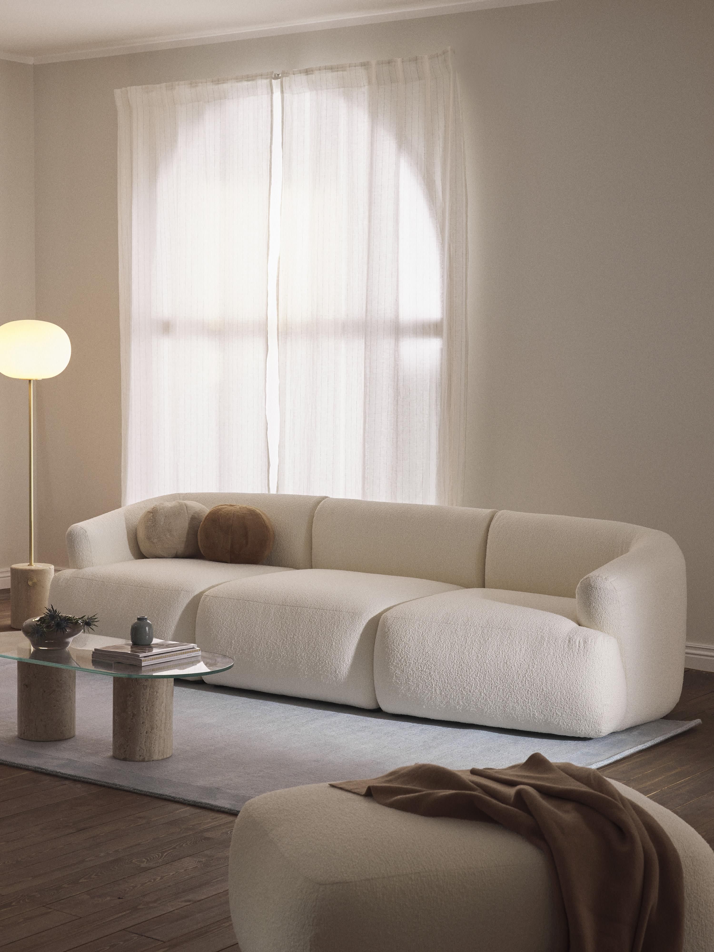 Modulaire bouclé bank Sofia (3-zits)