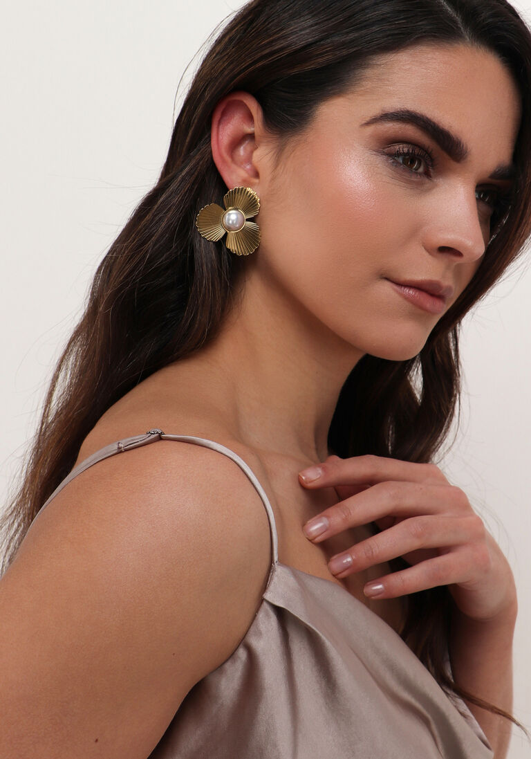 NOTRE-V gouden notre-v oorbellen earring bloom