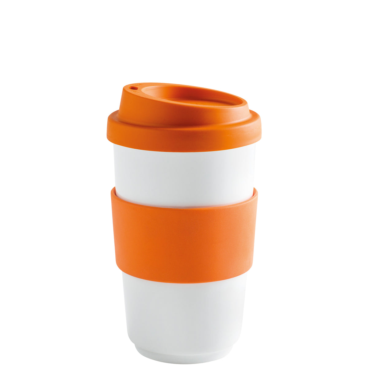 KAHLA fillit Becher 0,40 l + Trinkdeckel sunset orange