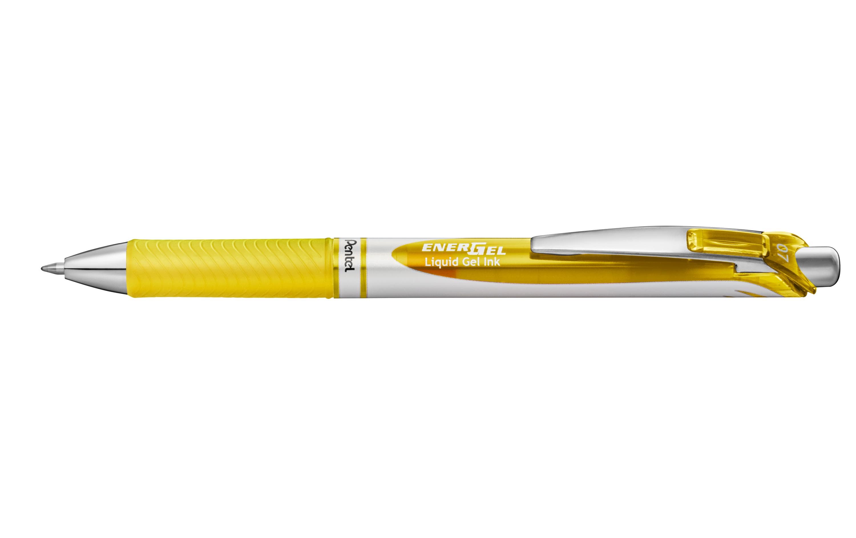 Gelschreiber EnerGel 0.7 mm, GelbRollerstift zum Schreiben und Zeichnen
