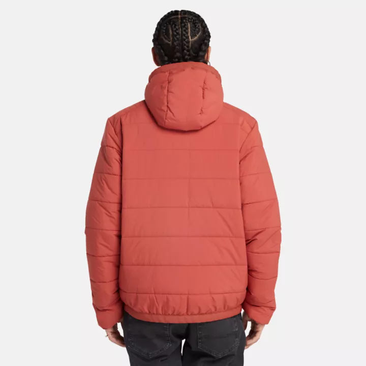 Doudoune à capuche Garfield Thermarange pour homme en rouge