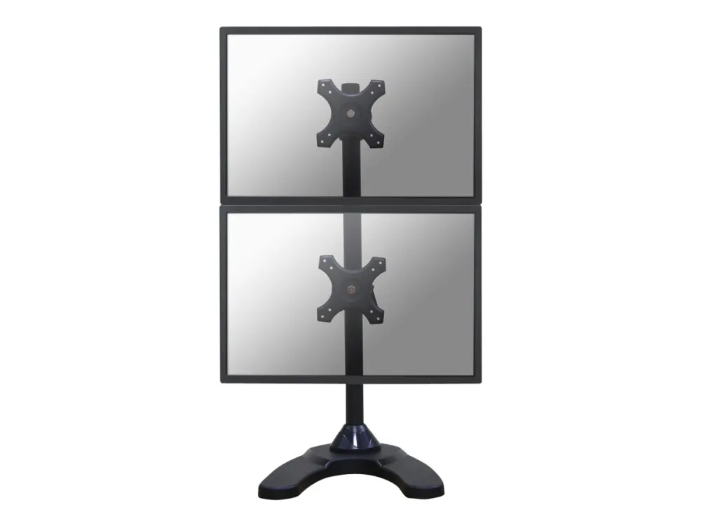 Neomounts FPMA-D700DDV - Stativ - fuld bevægelse - for 2 LCD displays - sort - skærmstørrelse: 10