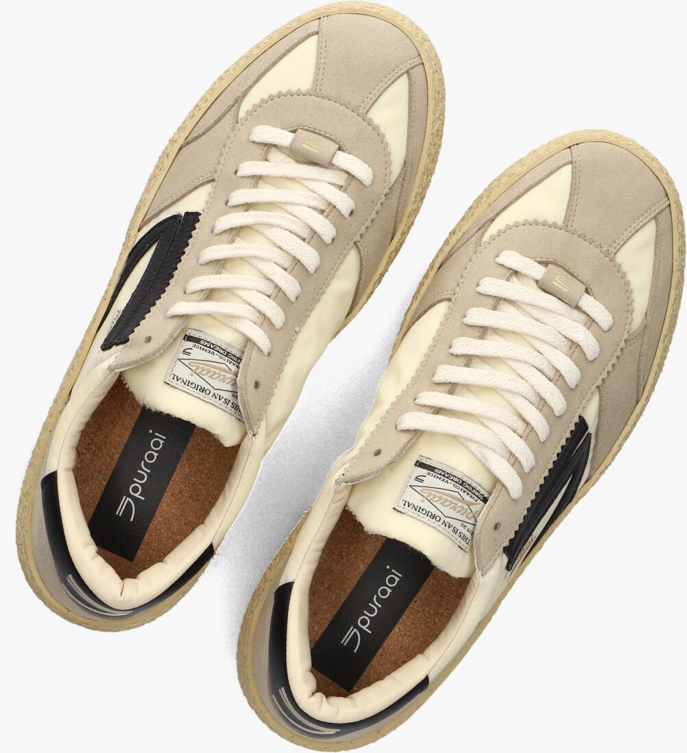 beige puraai lage sneakers xs men