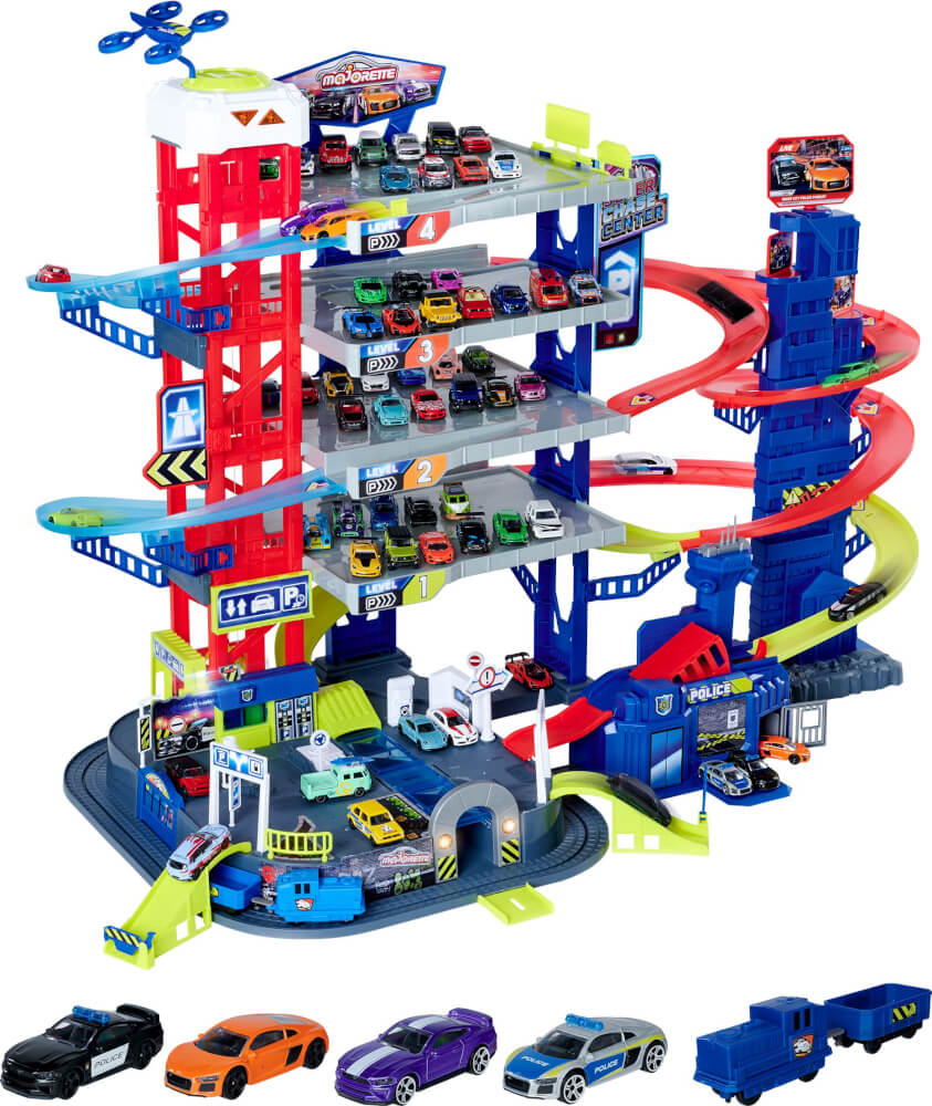 Majorette Super Chase Center 5 vehicles