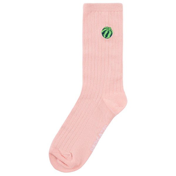 DEDICATED - Rib Socks Knivsta Water Melon - Chaussettes multifonctions
