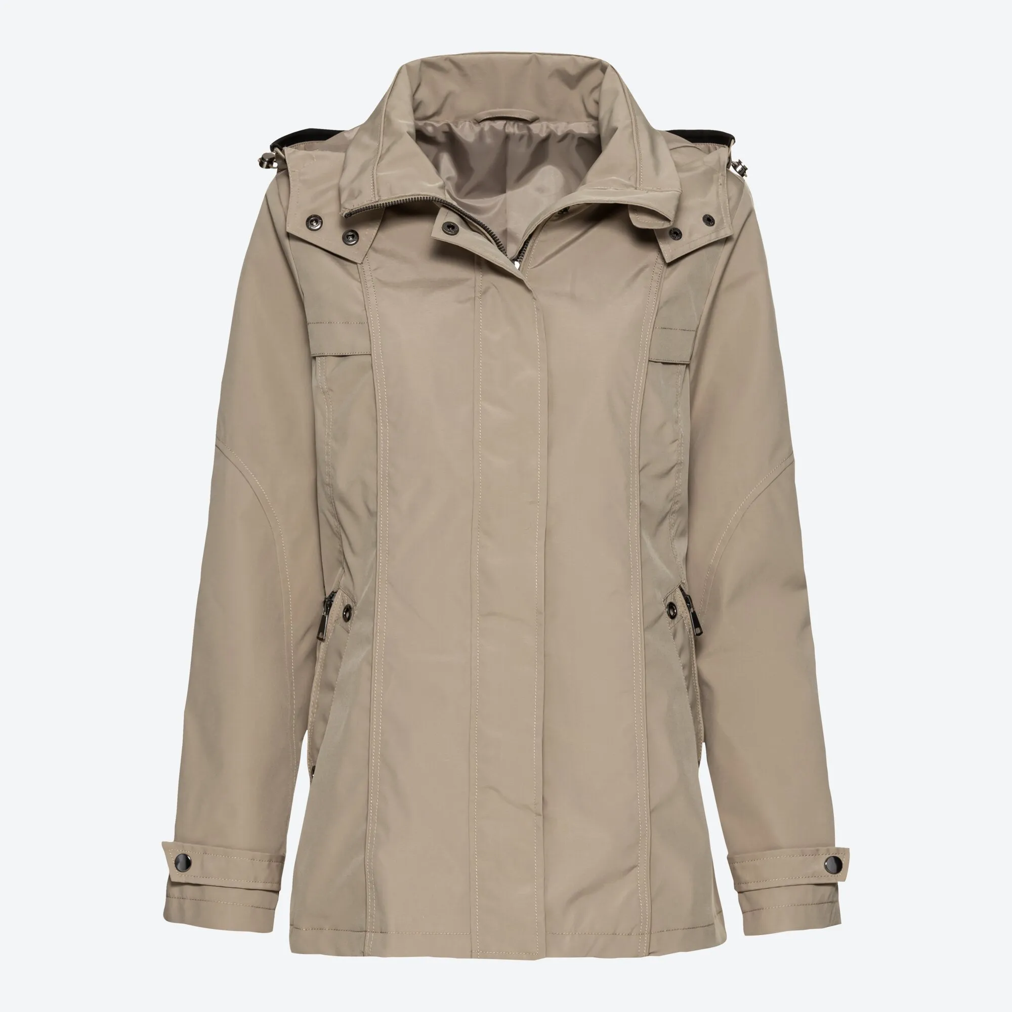 Damen-Jacke mit abnehmbarer Kapuze