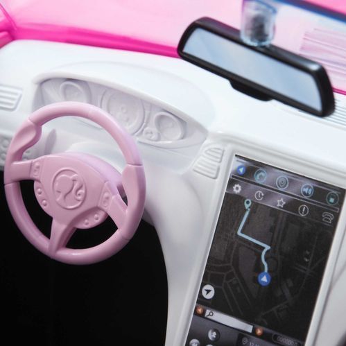 Barbie Glam Cabrio Auto - Poppenvoertuig