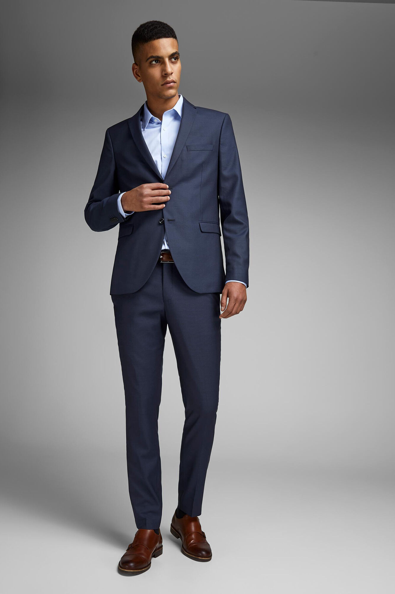 Jaqueta masculina slim fit estilo americano