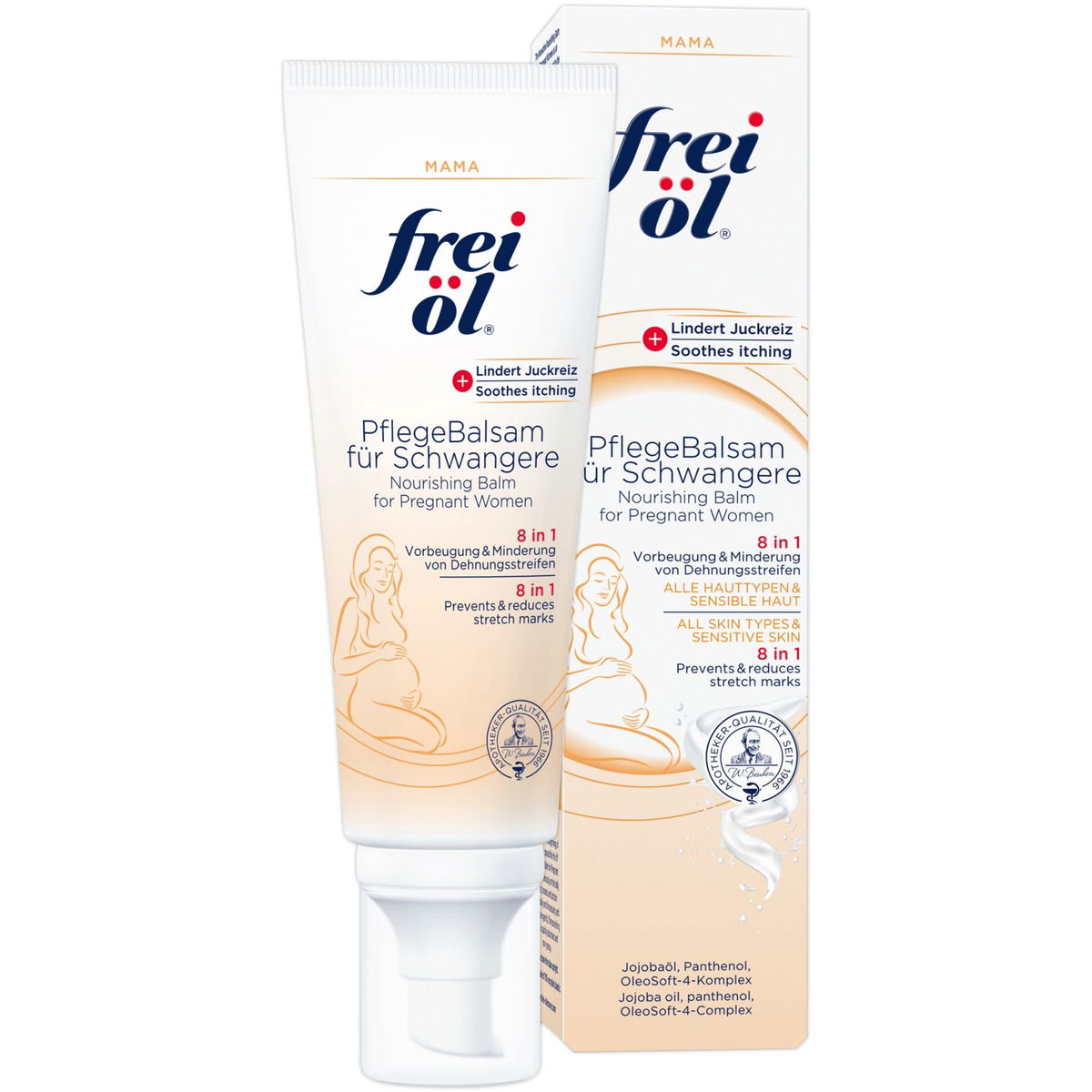 frei ölfrei öl   MAMA Pflegebalsam für Schwangere