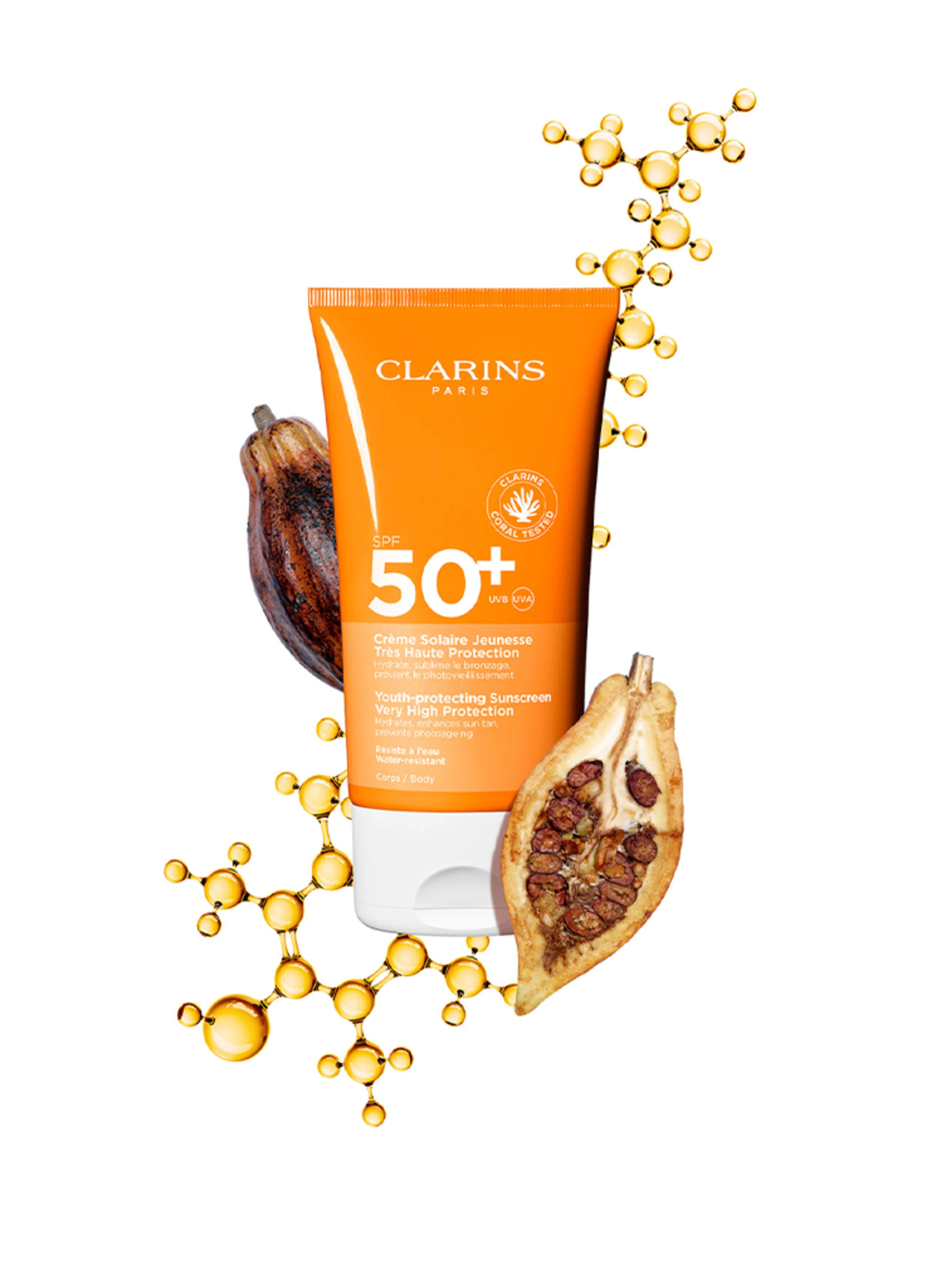 CLARINS CRÈME SOLAIRE JEUNESSE SPF 50+