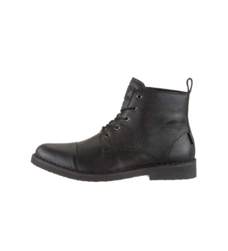 Botas Levi's Track de couro preto