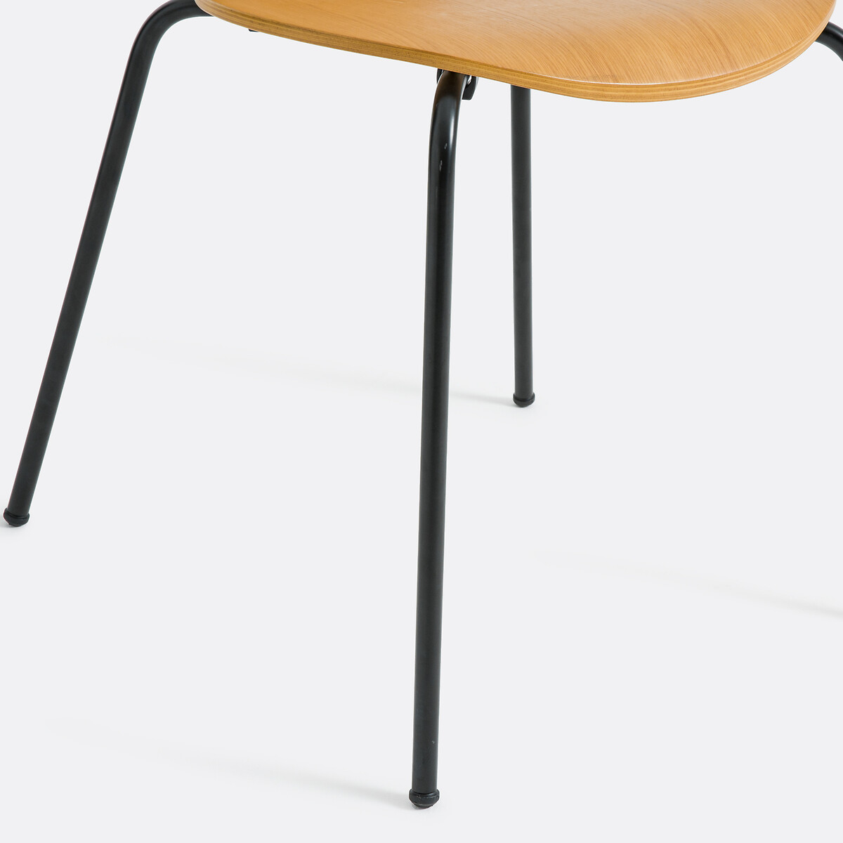 LA REDOUTE INTERIEURS<br>Conjunto de 2 cadeiras empilháveis, Lenon