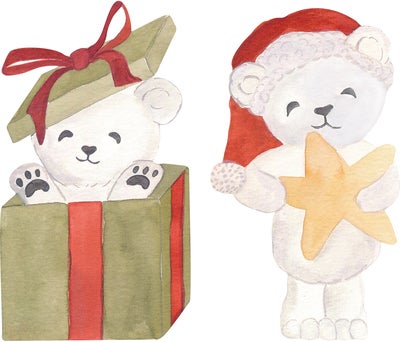 That's Mine Veggklistremerker, Santa Bears