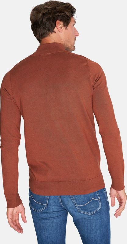 Mario Russo Mario Russo Half Zip Sweater picante M
