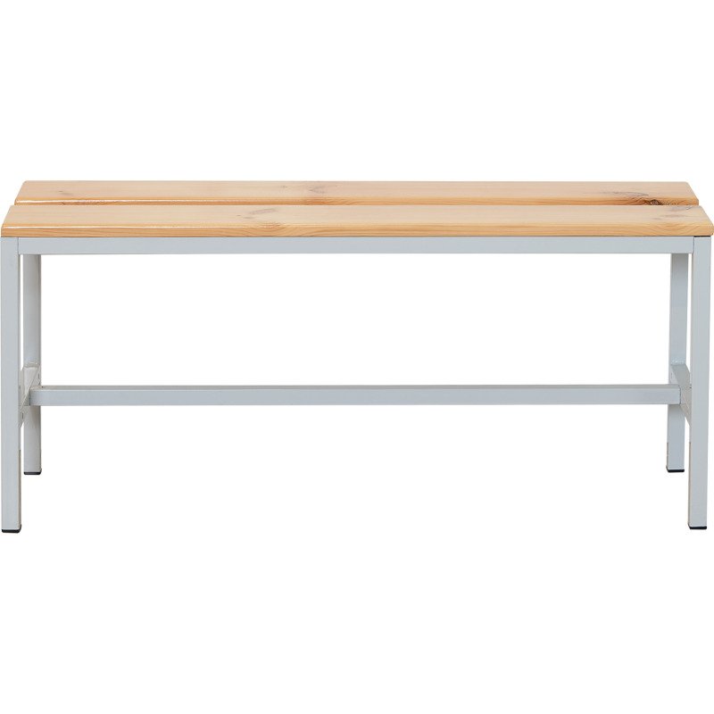 Banc à lattes bois - L. 120 cm
