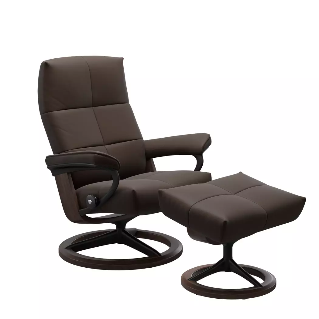 Sessel mit Hocker David Signature