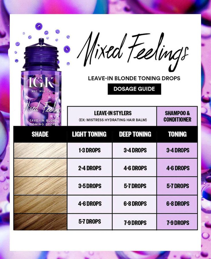 IGK Mixed Feelings Leave-In Blonde Toning Drops 30ml