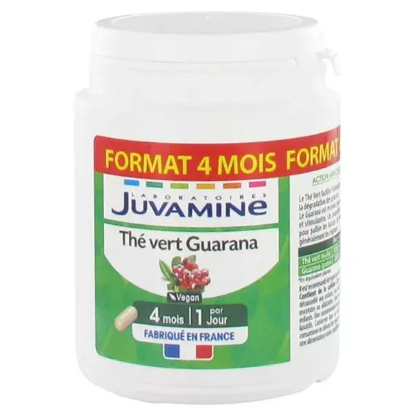 Juvamine Thé Vert Guarana 120 gélules