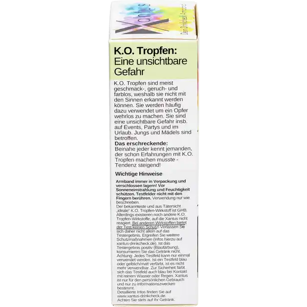 K.O. Tropfen Drinkcheck Armband