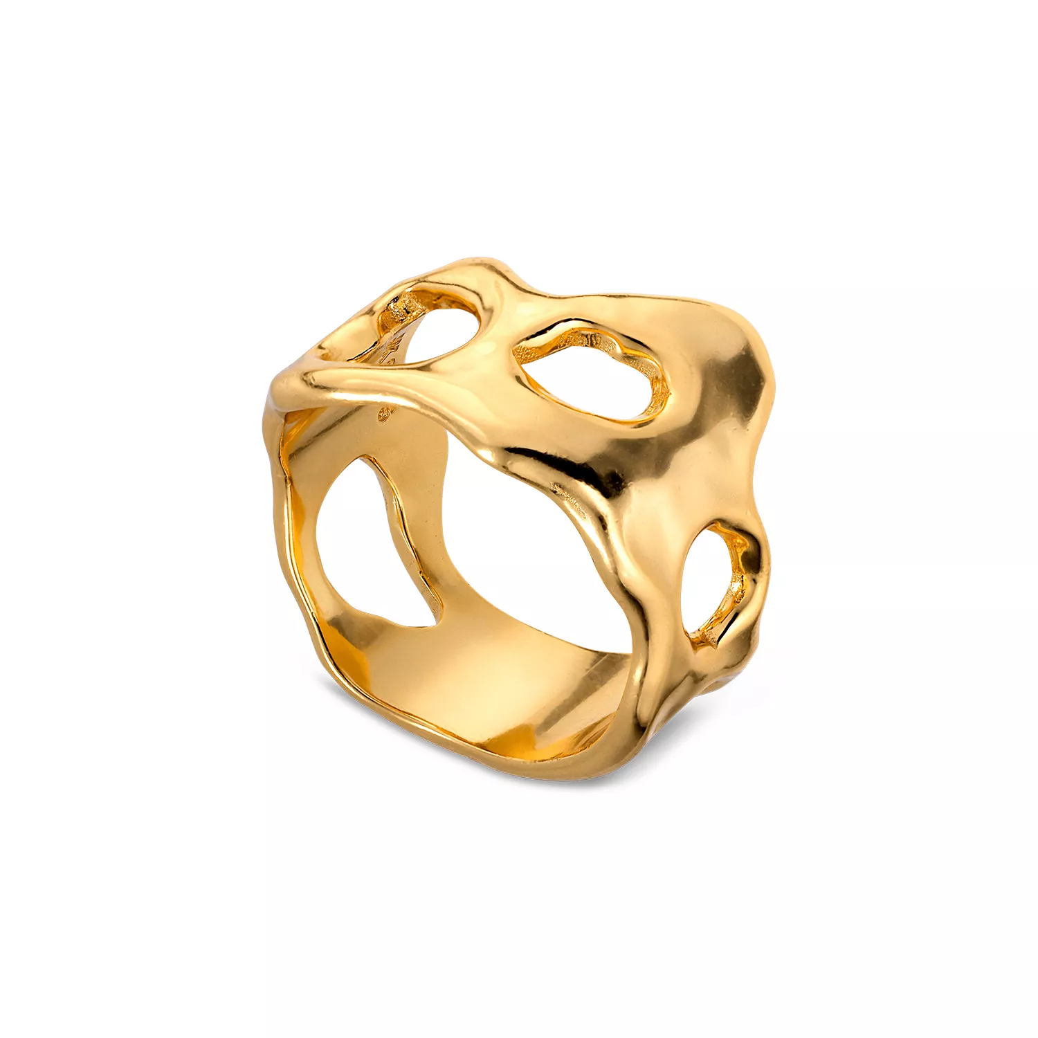Jane Kønig Medium Butterfly Ring Ring 18 kt. Forgyldt Sølv MBR-HS23-G