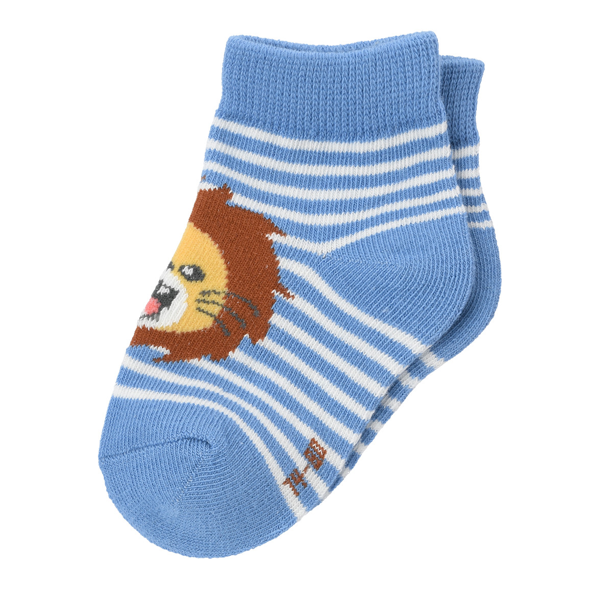 Topomini 3 Paar Baby Sneaker-Socken im Set dunkelblau / blau / hellrot