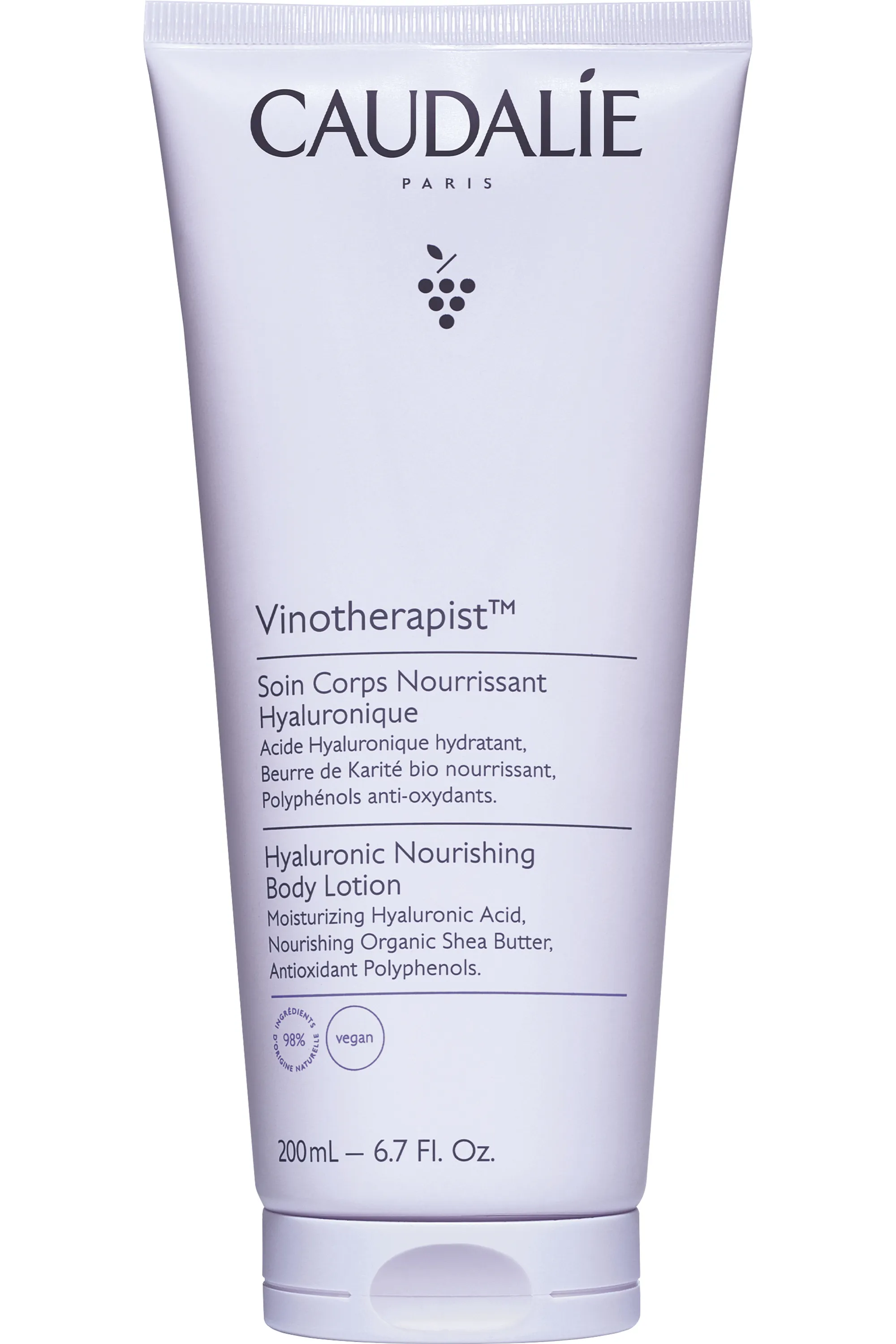 Caudalie Soin corps nourrissant hyaluronique Vinotherapist-200 ml