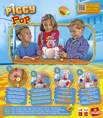Goliath Games Piggy Pop Spill