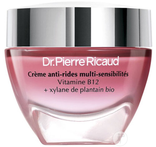 Dr Pierre Ricaud Crème Anti-Rides Multi-Sensibilités Vitamine B12 + Xylane De Plantain Bio 40ml