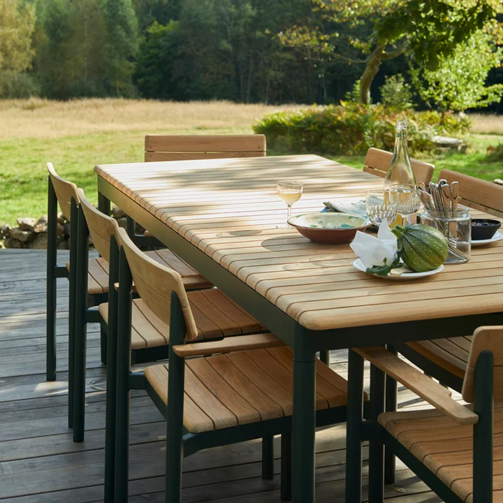 Fritz Hansen - Skagerak Pelagus Armlehnstuhl, Teak / elfenbein