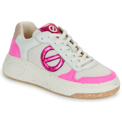 No Name - BRIDGET SNEAKER W - Blanc / Rose