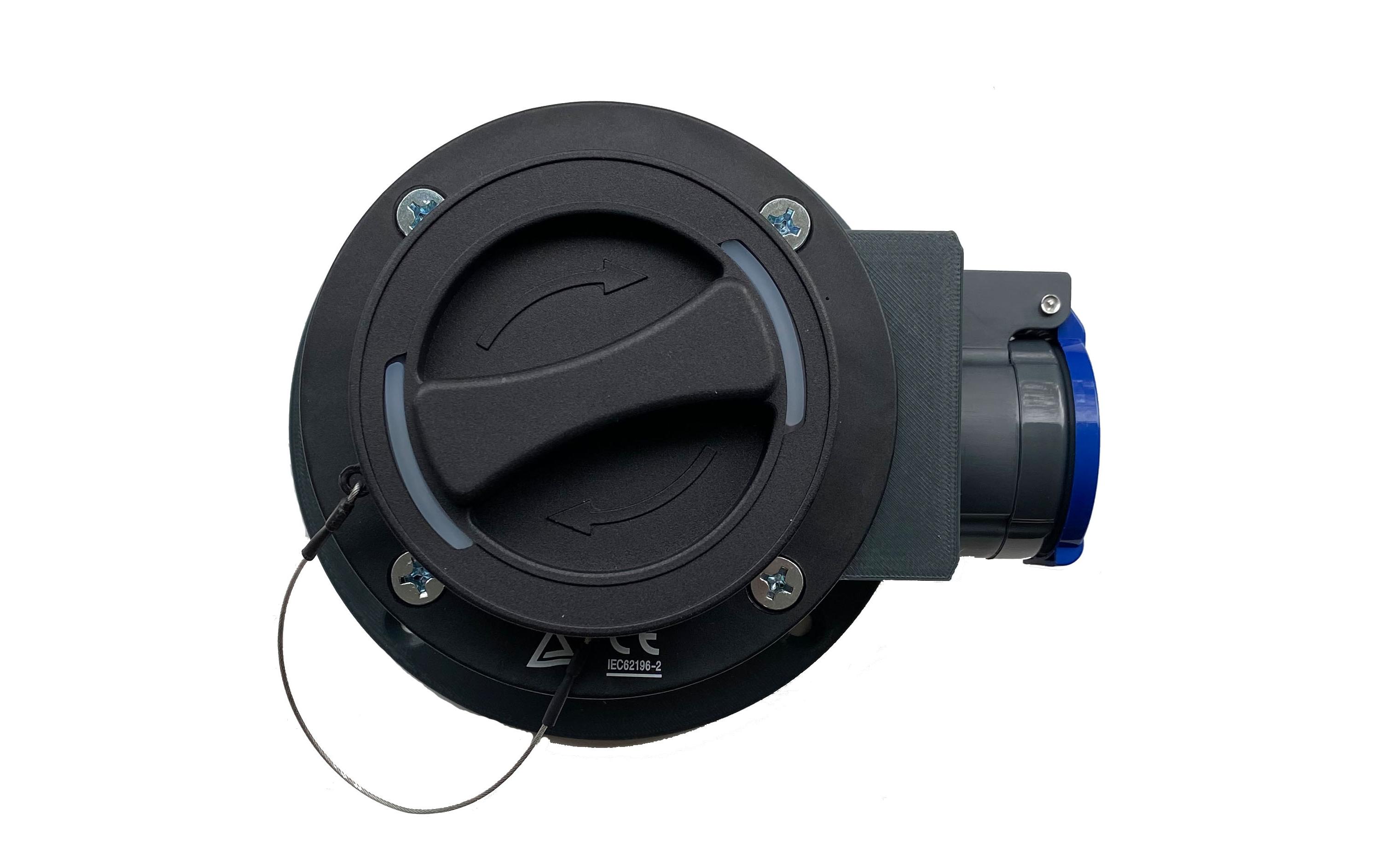 Adapter Typ 2 - T23 CH Steckdose<br>Eignet sich für Ladestationen mit fixem Typ 2 Ladekabel