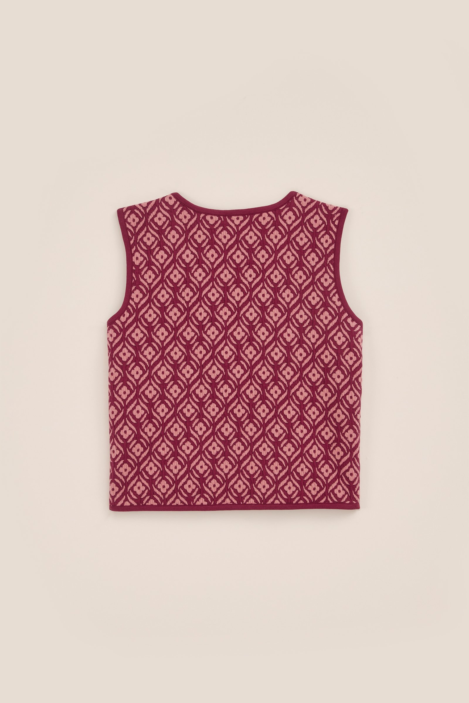 Meisjes gilet met dessin WE Fashion Roze