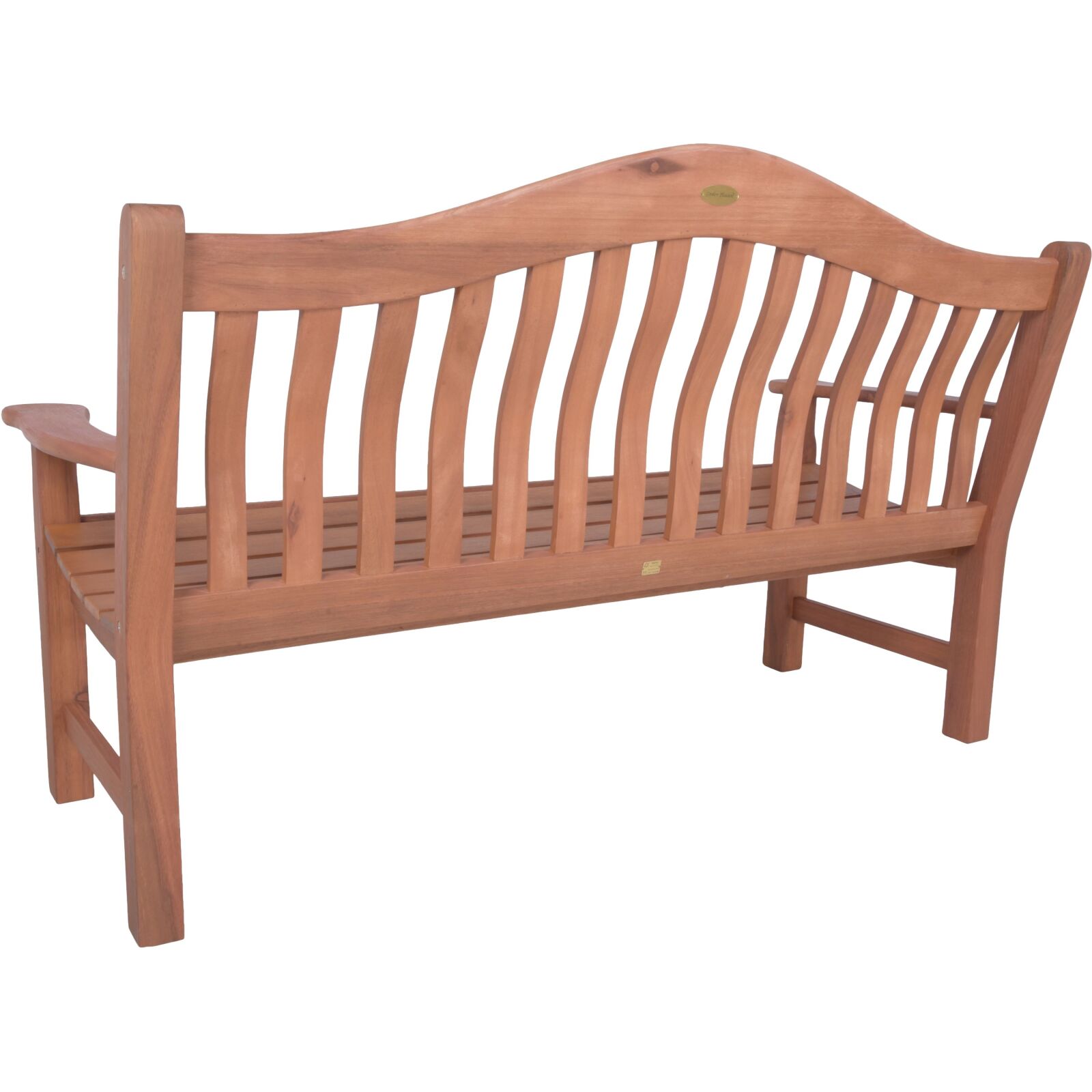 3-Sitzer Gartenbank KINGSTON - natur - 151 cm