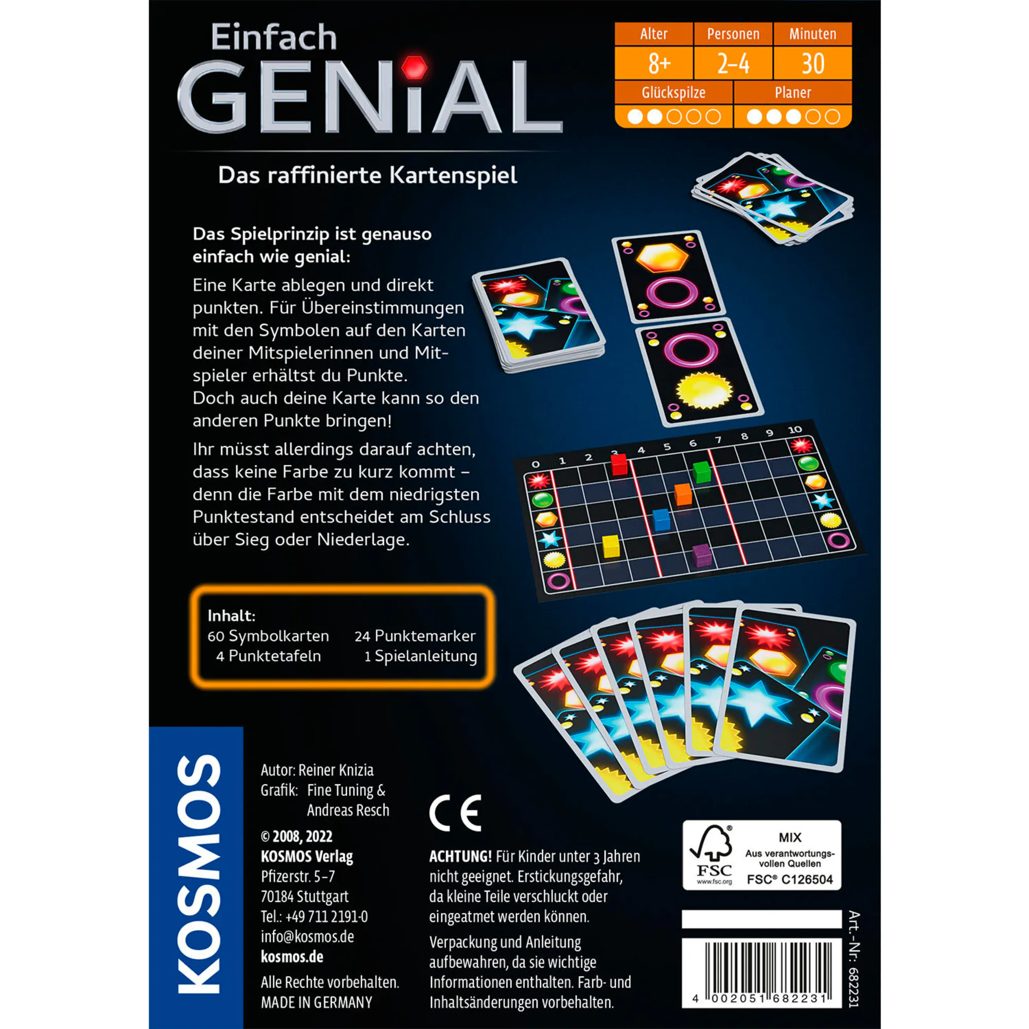 Kosmos Kartenspiel Einfach Genial - Kartenspiel