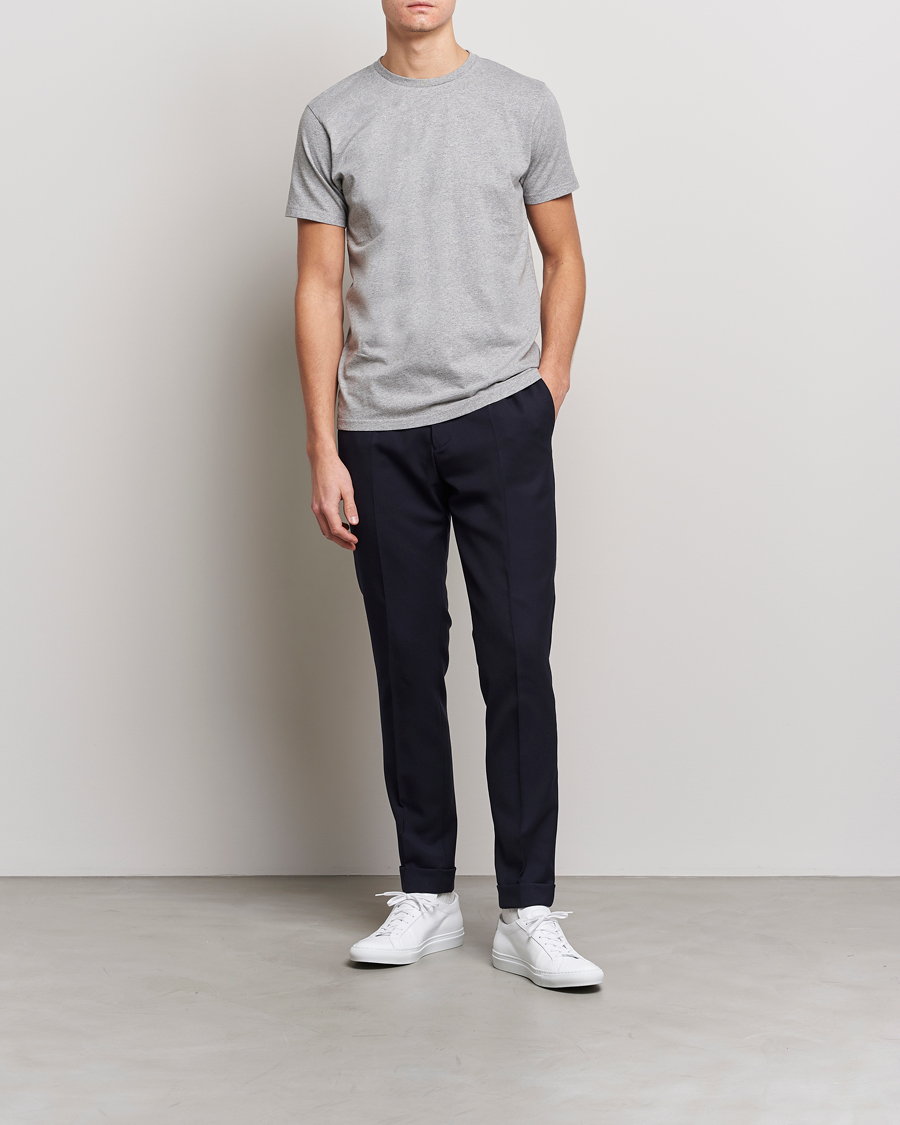 3-Pack Classic Organic T-Shirt Optical White/Heather Grey/Deep Black