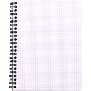 Cahier spirale Rhodia Classic Notebook 16 x 21 cm orange - 5 x 5 -160 pages