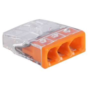 Wago Lasklem 3-voudig compact 0,5-2,5mm² 2273-203 30 stuks