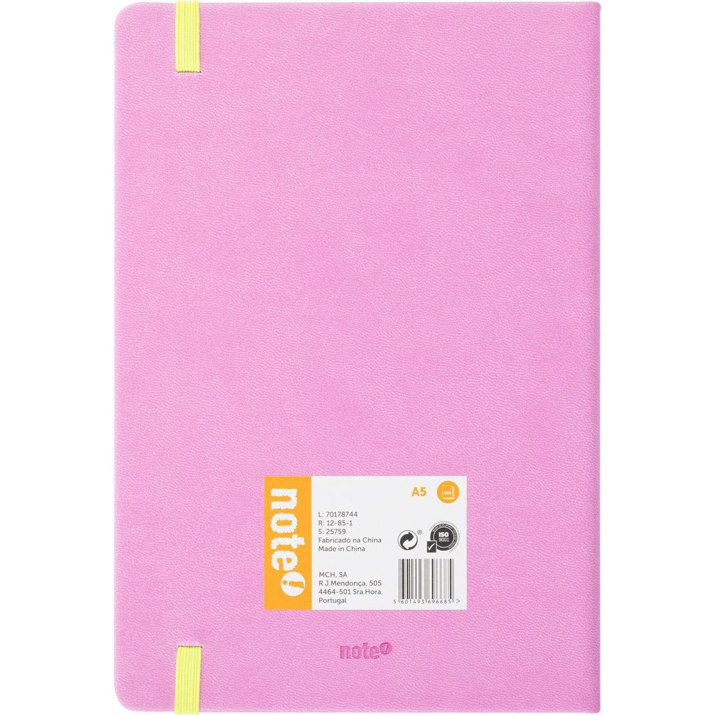 Agenda A5 2025 Pastel com Elástico Note!