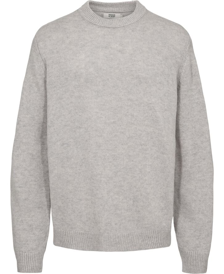 Magasin du Nord Collection Ethan 2 RWS Cashmere & Uldmix Light grey melange