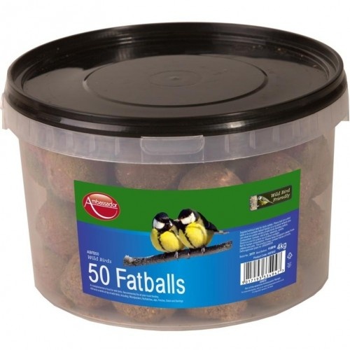 Bolas de isca para pássaros selvagens com sabor natural