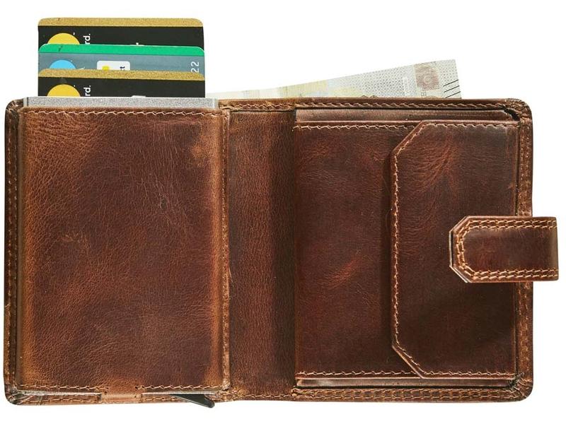Maverick Portemonnaie Original Compact CardProtector Kreditkartenetui mit Münzfach
