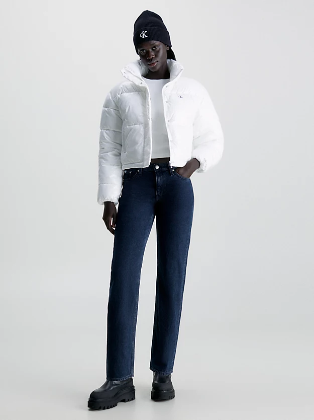 Calça jeans reta de cintura baixa