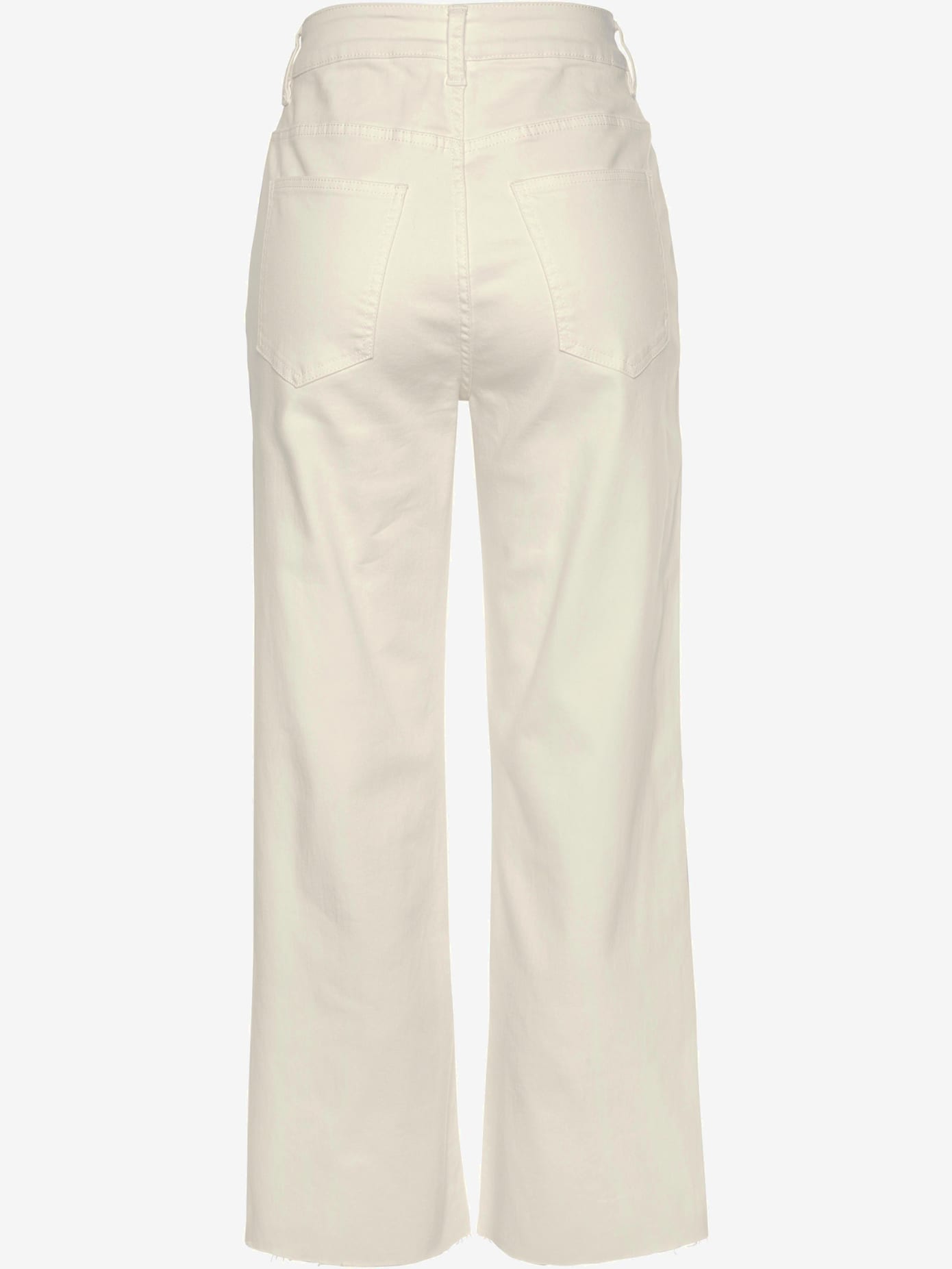 Jean large longueur 7/8 tendance, jambes évasées