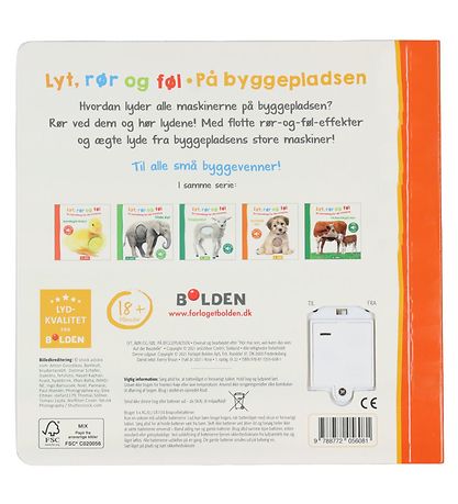 Forlaget Bolden Bog - Lyt, R?r og F?l: P? Byggepladsen - Dansk