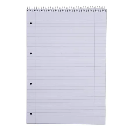BRUNNEN Collegeblock Student A4, 80 Blatt, gelocht, Lineatur 27, für Linkshänder
