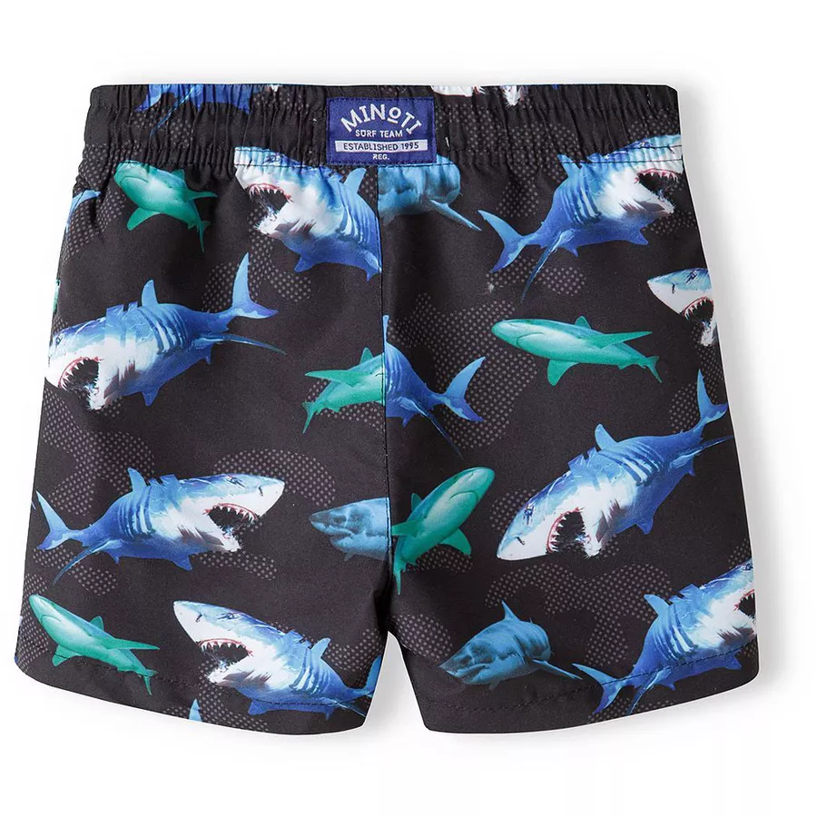 MINOTI Badeshorts SchwarzBlauGrün