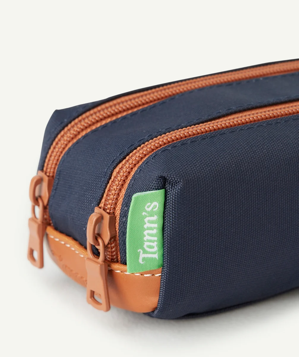 TANN'STROUSSE CAMILLE BLEU MARINE ET CAMEL