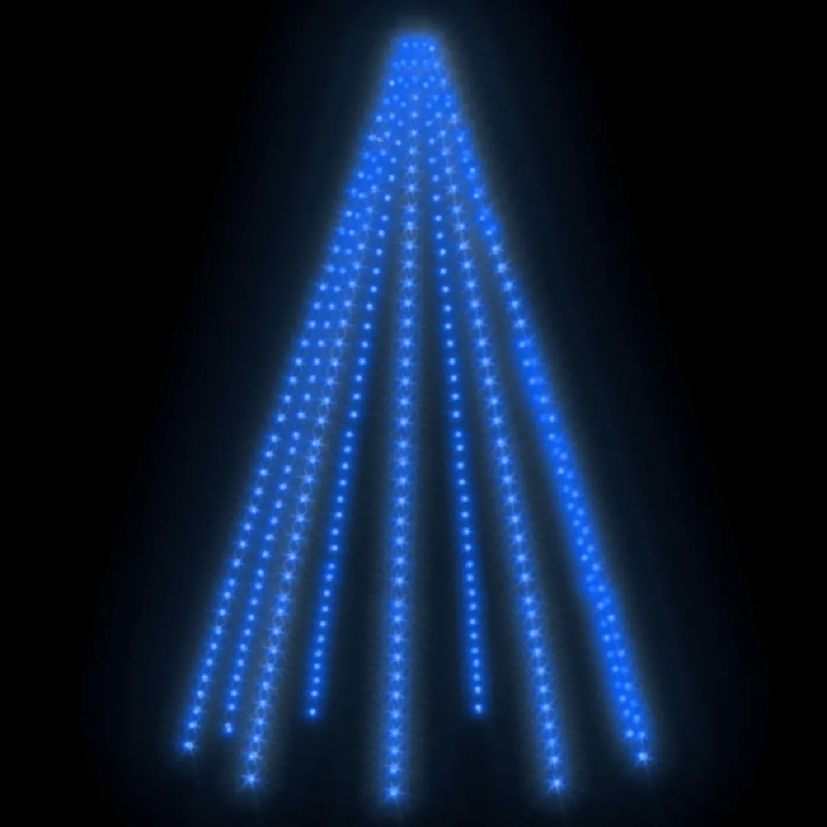 vidaXL Guirlande Arbre Noël 400 LED Bleu