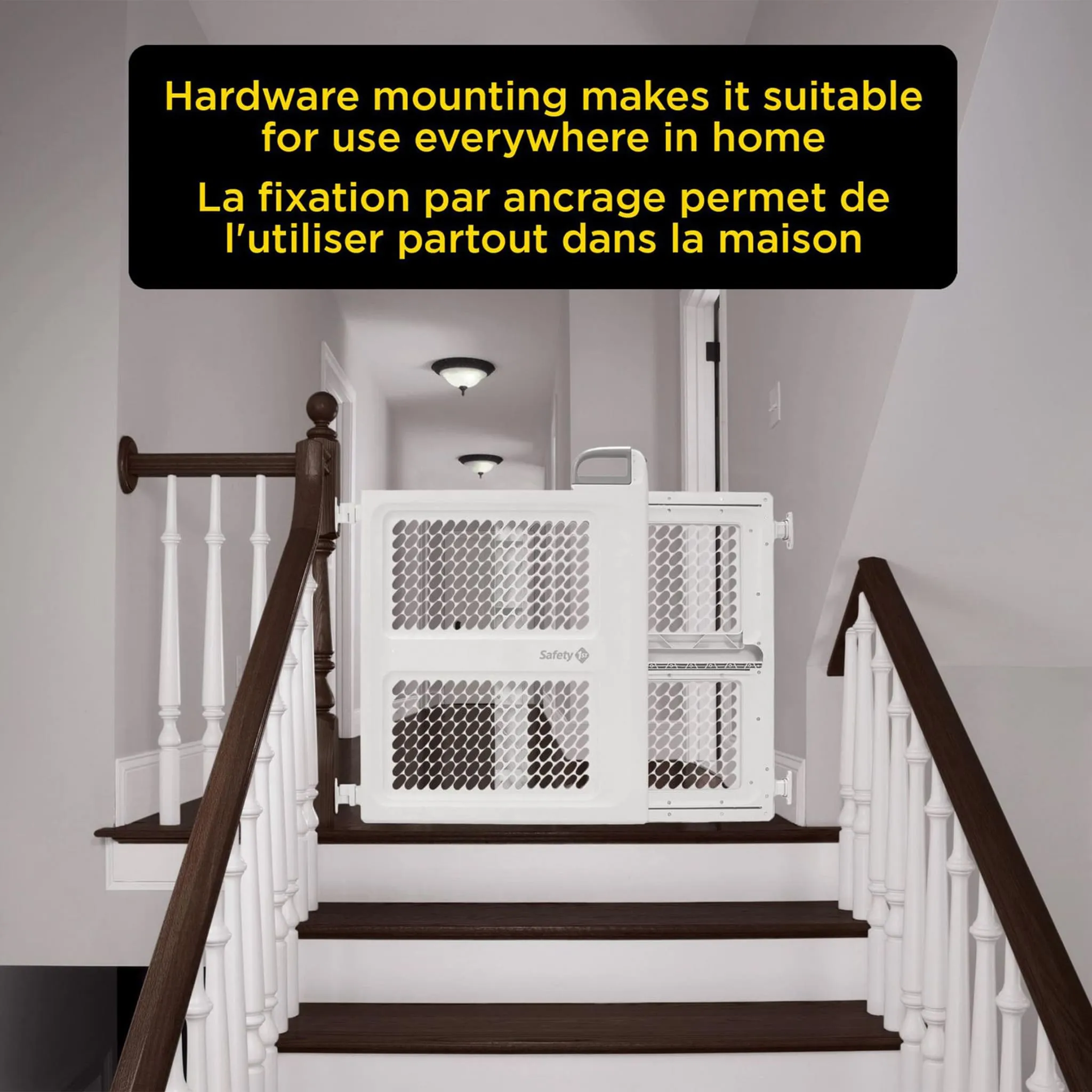 Safety 1st Barrière à deux Modes - Soulever, Verrouiller & Ouvrir